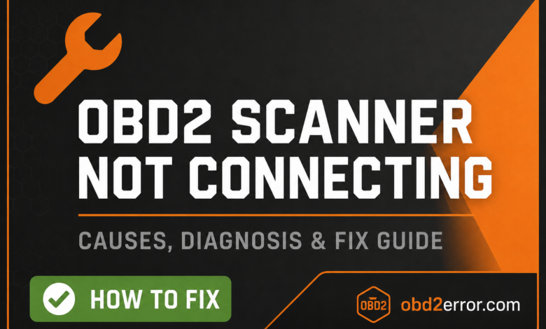 OBD2 scanner not connecting to ECU fix guide