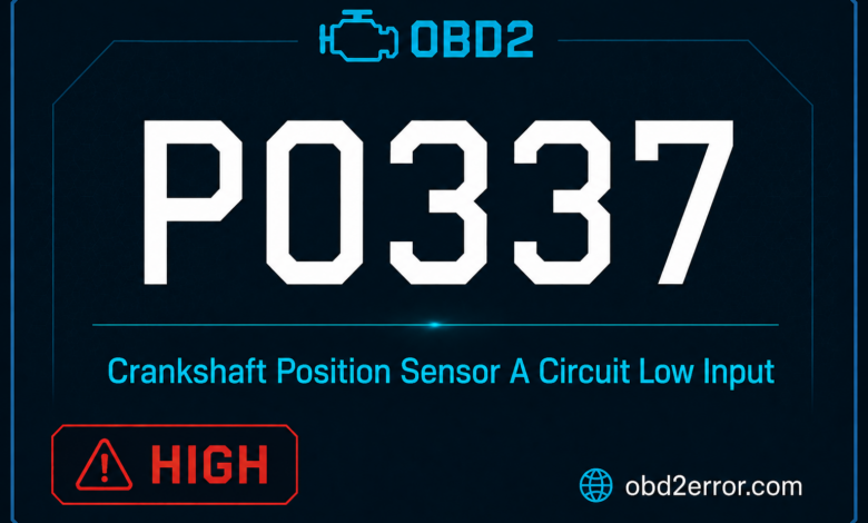 P0337 error code