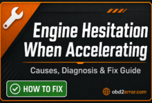 engine hesitation when accelerating causes and fix