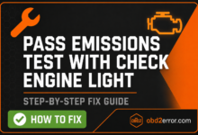 how to pass emissions test with check engine light on guide