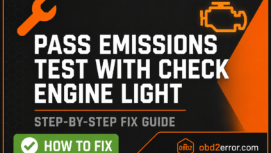 how to pass emissions test with check engine light on guide