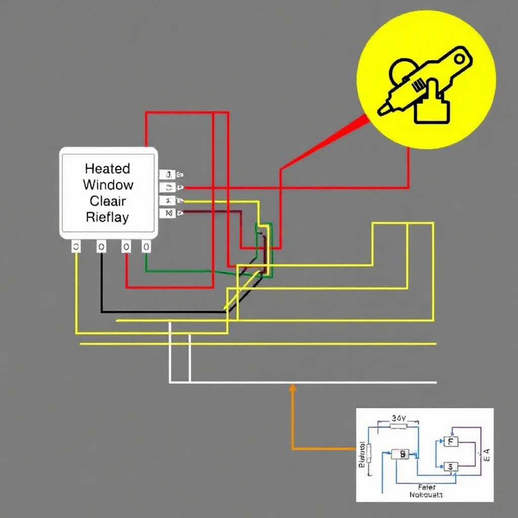 Heated Rear Window Relay Coil Circuit Failure