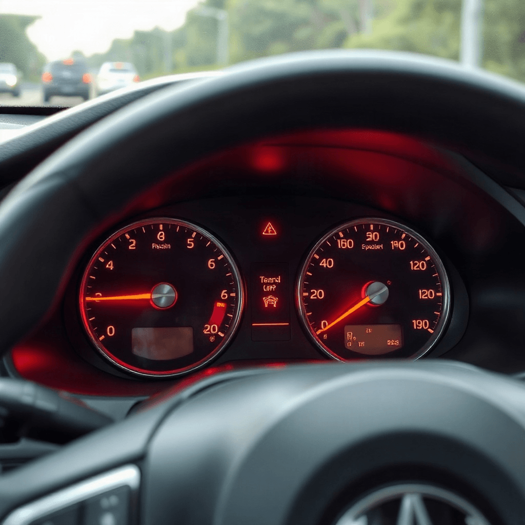 Dashboard Warning Lights All On