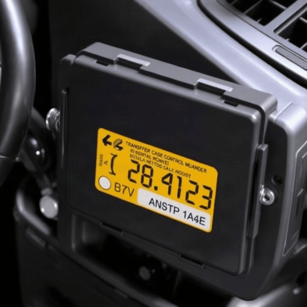 Transfer Case Control Module Fault